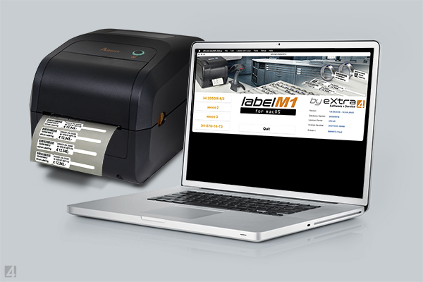 Druckerinstallation für Etikettendruck mit eXtra4-labelM1 für MAC Druckerinstallation für Etikettendruck mit eXtra4-labelM1 für MAC